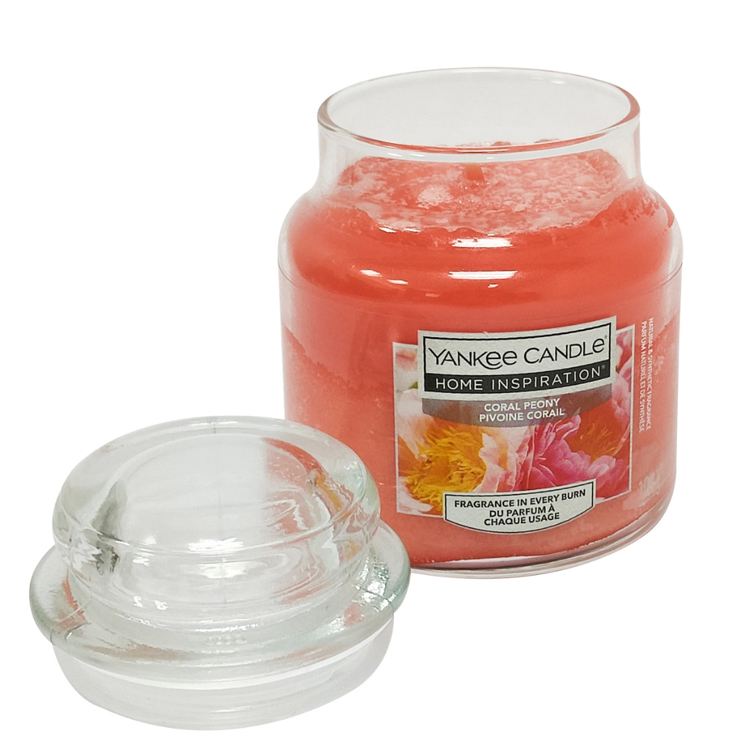 Coral Peony Small Jar