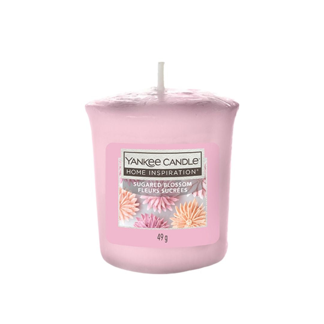 Sugared Blossom Votive